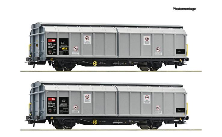 Roco 6600110 Schiebewandwagen-Set 2-tlg SBB, H0