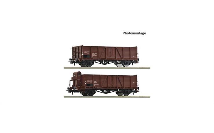 Roco 6600123 2er Set off.Gueterwag Villach OE