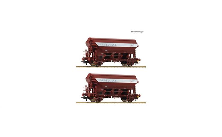 Roco 6600124 2er Set Schwenkdachwag. DB