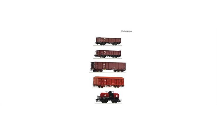 Roco 6600126 5er Set Gueterzug MAV