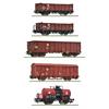 Roco 6600126 Güterwagenset 5-tlg MAV, H0
