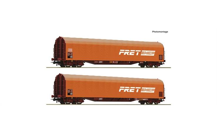 Roco 6600161 2er Set Schiebeplanenwag. SNCF