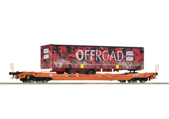 Roco 6600179 Taschenwagen T5 "Offroad" Wascosa, H0