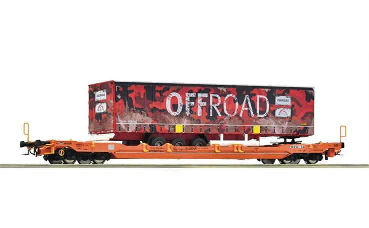 Roco 6600179 Taschenwagen T5 "Offroad" Wascosa, H0