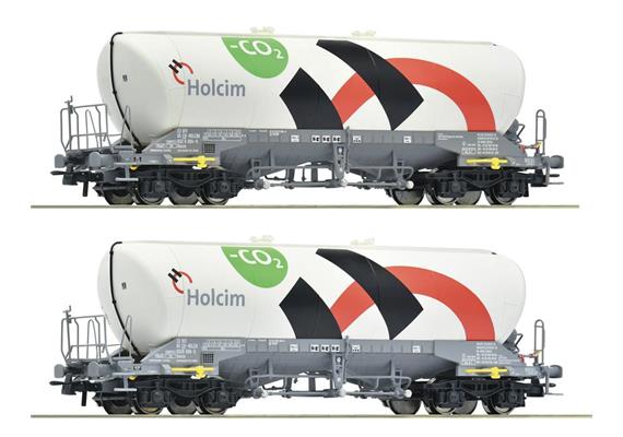 Roco 6600192 Silowagen-Set 2-tlg Holcim, H0