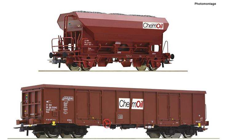 Roco 6600221 Güterwagen-Set 2-tlg Chemoil, H0