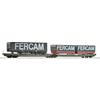 Roco 6600235 Doppeltaschenwagen T3000e Hupac+Fercam, H0