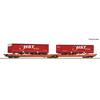 Roco 6600260 Doppeltaschenwagen T3000e Wascosa + HST Trailer, H0