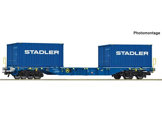 Roco 6600500 Containertragwagen, Stadler Rail, H0