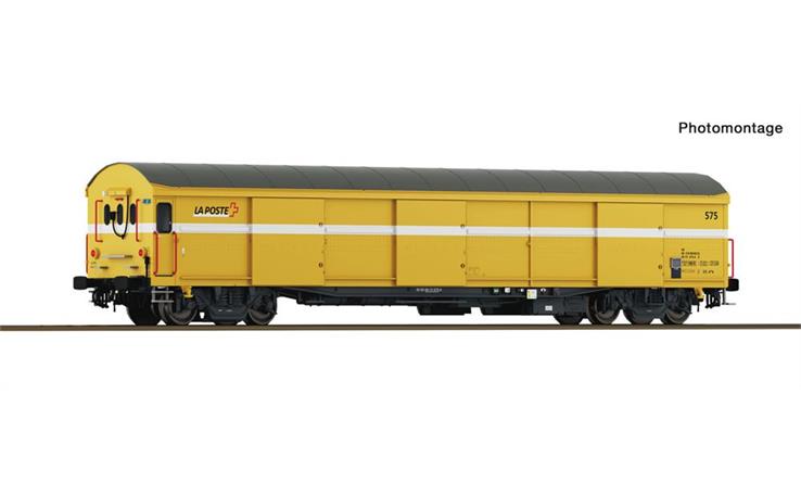Roco 6620244 Postwagen Post gelb AC + Schlusslicht