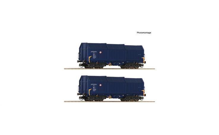 Roco 6680013 2er Set Teleskophaubenwag. ZSS