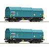 Roco 6680014 Teleskophaubenwagen Set 2-tlg SBB, Spur TT