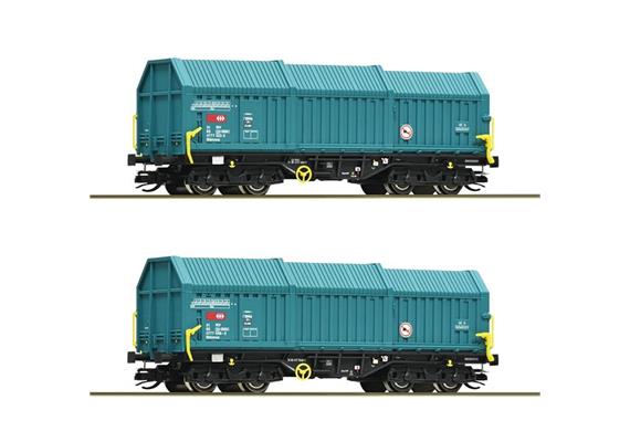 Roco 6680014 Teleskophaubenwagen Set 2-tlg SBB, Spur TT