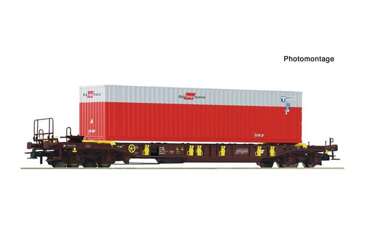 Roco 67598 Taschenwg. T3 ÖBB+RCA Container