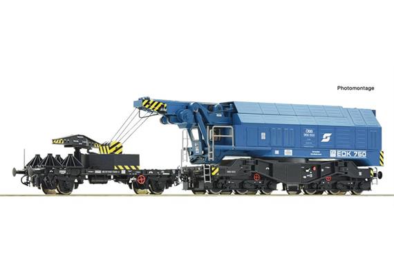 Roco 7320069 Digitalkran EDK 750 ÖBB blau AC-Snd