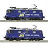 Roco 7500045 2-tlg. Set: E-Loks Re 421 373-2 und 421 381-5 WRS, H0 DC