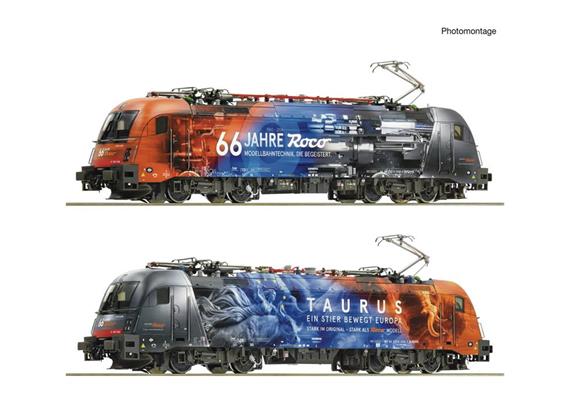 Roco 7500103 E-Lok Rh 1216 006-7 "66 Jahre ROCO", ÖBB, H0 DC