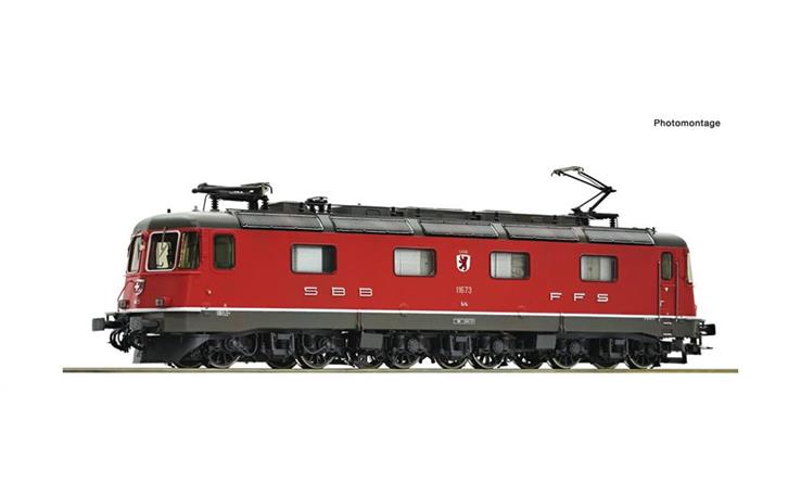 Roco 7500105 E-Lok Re 6/6 rot "Cham" SBB, H0 DC