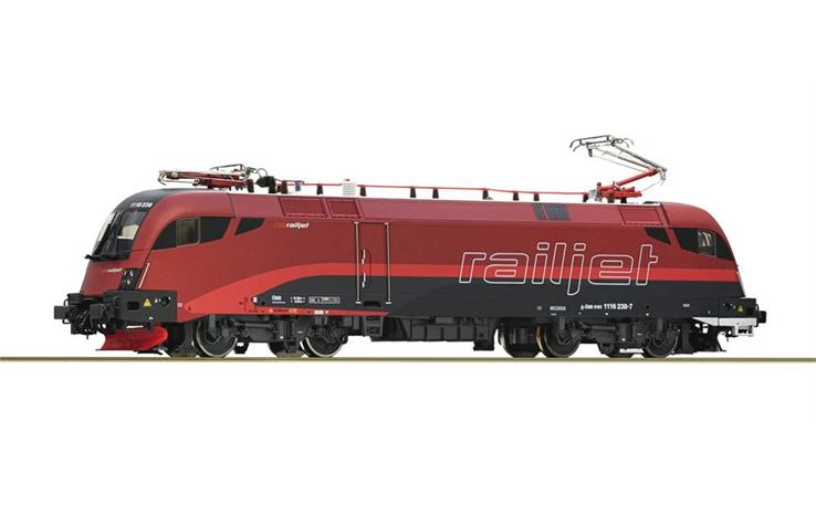 Roco 7500208 E-Lok Rh 1116 Railjet ÖBB, H0 DC