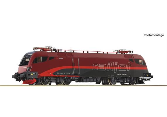 Roco 7500208 E-Lok Rh 1116 Railjet ÖBB, H0 DC