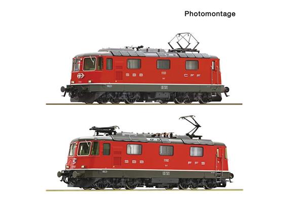 Roco 7510127 E-Lok Set Re 4/4 II 11133 und Re 4/4 II 11192 SBB, H0 AC Digital Sound