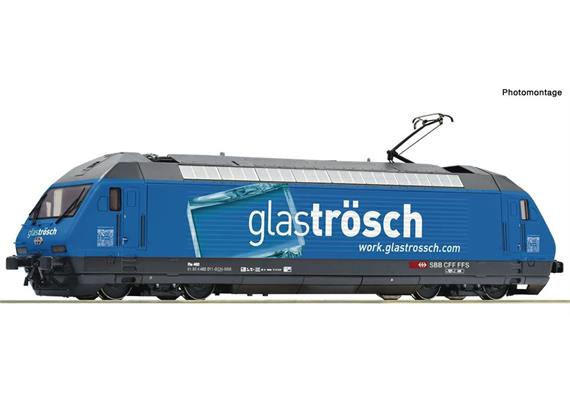 Roco 7510236 E-Lok Re 460 Glas Trösch SBB, H0 DC Digital Sound