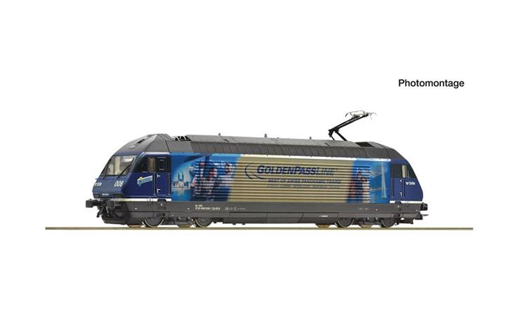 Roco 7520172 E-Lok Re 465 Goldenpass BLS, H0 AC Digital Sound
