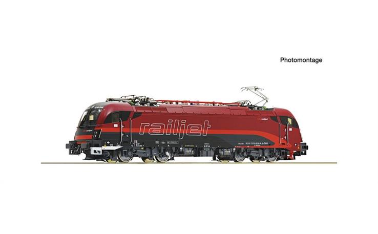 Roco 7520182 E-Lok Rh 1216 Railjet ÖBB AC-Snd. + el. Kupplung