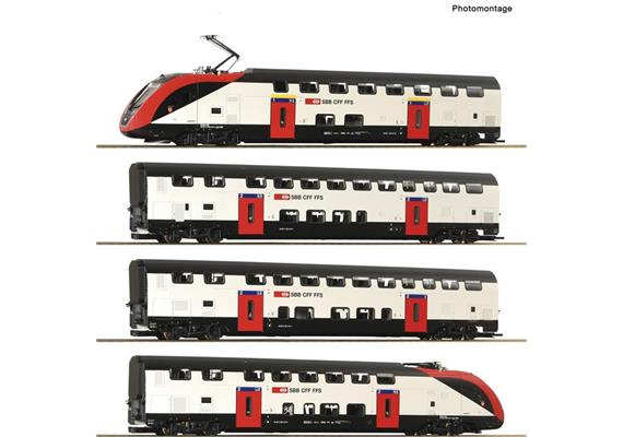Roco 7700008 E-Triebzug RABe 502 Dosto SBB, H0 DC