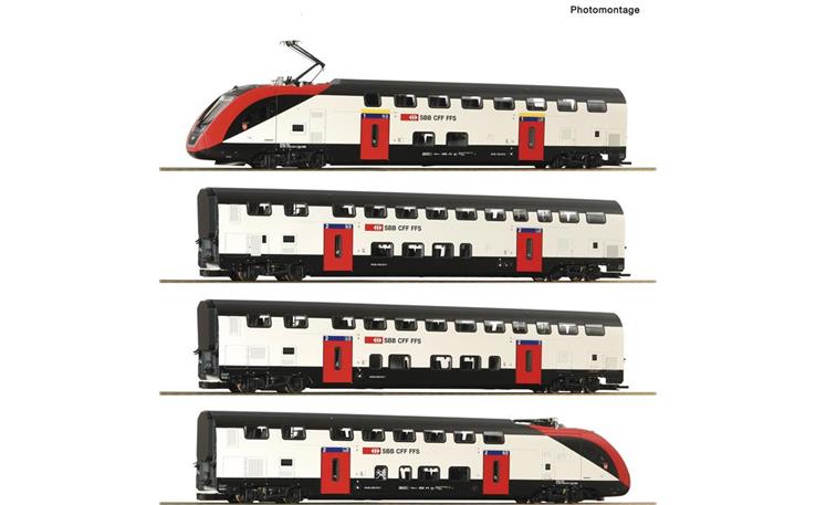 Roco 7700008 E-Triebzug RABe 502 Dosto SBB, H0 DC