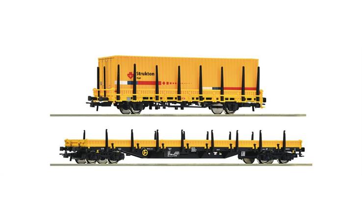 Roco 77029 2er Set Rungenwag. Strukton