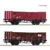 Roco 77032 Offene Güterwagen Set 2-tlg SBB, H0