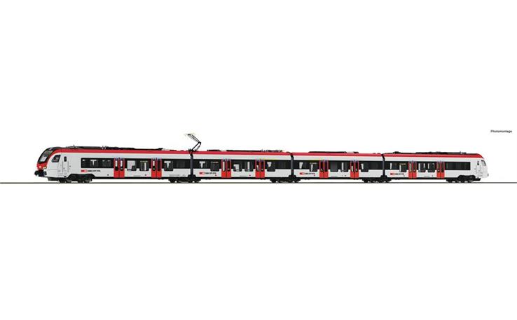 Roco 7710034 E-Triebzug "Flirt Evo" Black Edition SBB, H0 DC Digital Sound