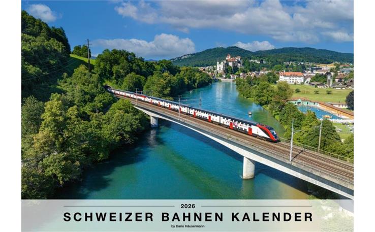 Schweizer Bahnen – Kalender 2026