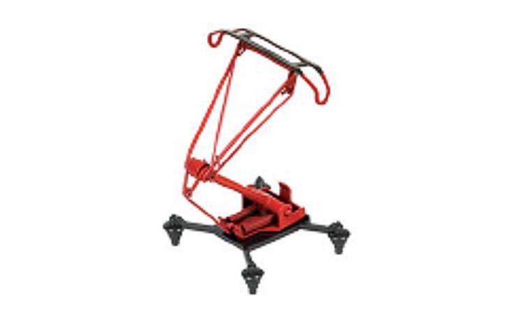 Sommerfeldt 765 Einholmstromabnehmer SBS 81 rot lackiert