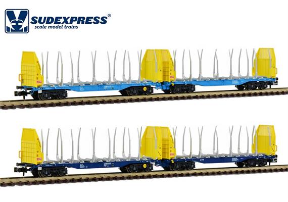 Sudexpress N657888 Gigawood-Wagen Set 2-tlg VTG Kronospan / Innofreight, Spur N