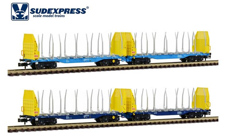 Sudexpress N657888 Gigawood-Wagen Set 2-tlg VTG Kronospan / Innofreight, Spur N