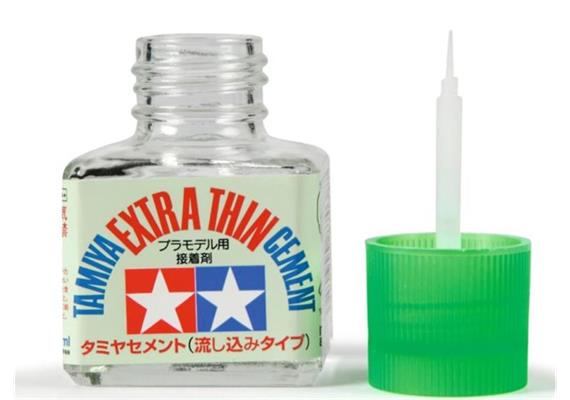 Tamiya 87038 Modellbauleim Extra-Flüssig Flasche, 40ml