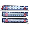 Tillig 70066 Doppelstockwagen-Set 3-tlg Zürcher S-Bahn SBB, H0