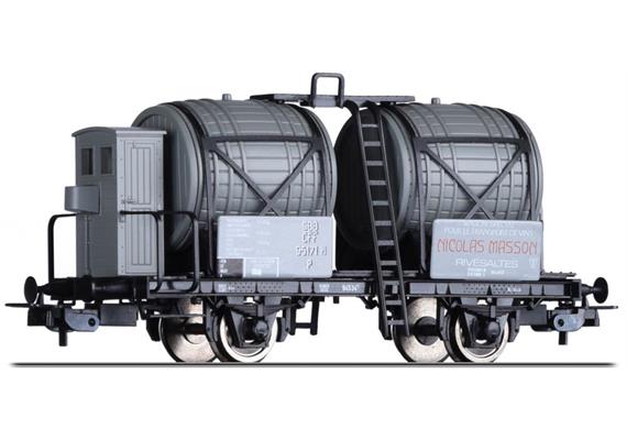 Tillig 76762 Weinfasswagen „Nicolas Masson“ SBB, H0