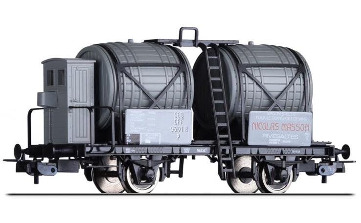 Tillig 76762 Weinfasswagen „Nicolas Masson“ SBB, H0