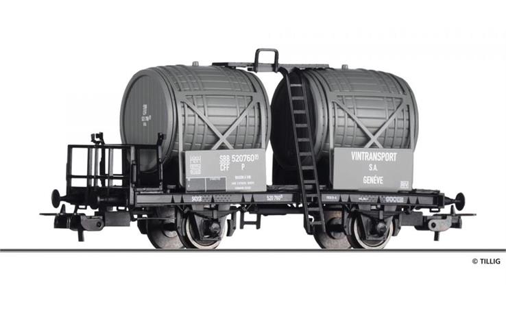 Tillig 76791 Weinfasswagen "Vintransport S.A. Geneve" SBB, H0