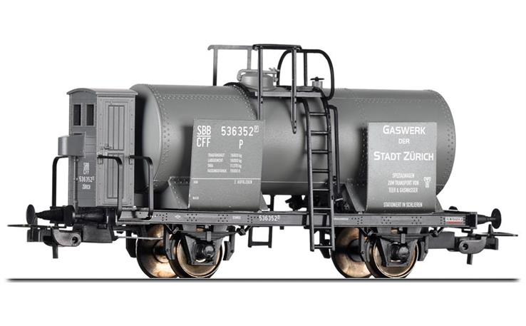 Tillig 77067 Kesselwagen "Gaswerk der Stadt Zürich SBB, H0