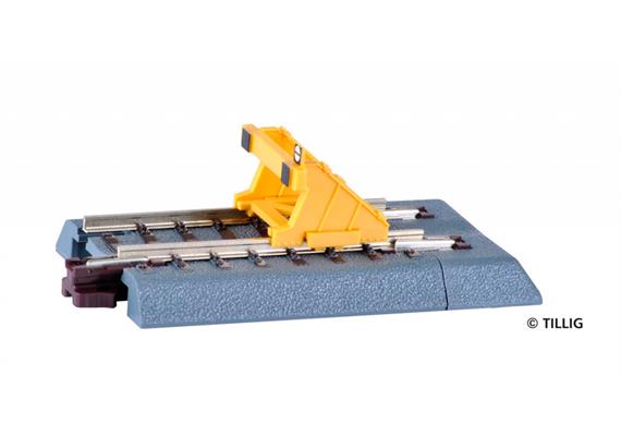 Tillig 83711 Bettungsgleis für H0m-Schmalspur mit Prellbock