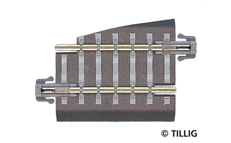 Tillig 83722 Pass-Stück Weichenabzweigung gerade links