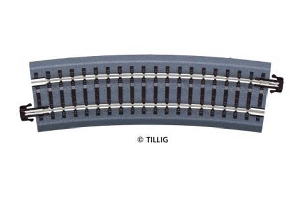 Tillig 83781 Gebogenes Gleis R 396 mm / 15°