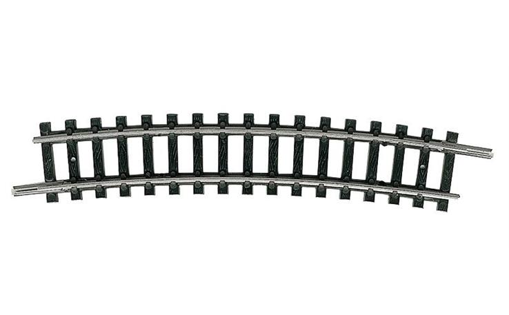 Trix 14917 Gleis geb R3 15 Gr.