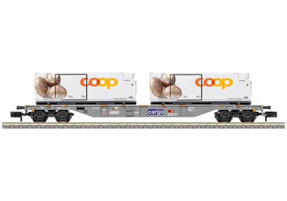 Trix 15496 Containertragwagen "coop®" SBB Cargo, Spur N