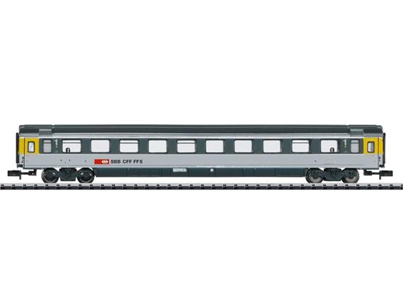 Trix 15652 Schnellzugwagen Apm SBB, ex Cisalpino, Spur N