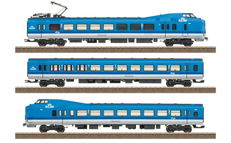 Trix 22396 Elektro-Triebzug ICM-1 "Koploper" KLM der NS, H0 DC Digital Sound